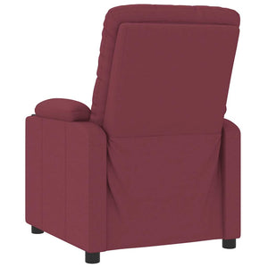 Fauteuil inclinable Rouge bordeaux Tissu