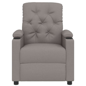 Fauteuil inclinable Taupe Tissu