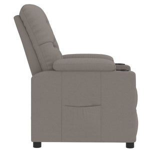 Fauteuil inclinable Taupe Tissu