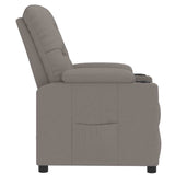 Fauteuil inclinable Taupe Tissu