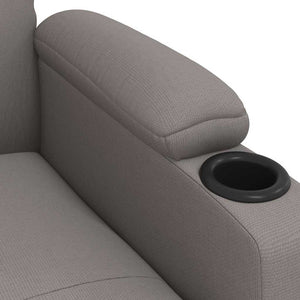 Fauteuil inclinable Taupe Tissu