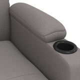 Fauteuil inclinable Taupe Tissu