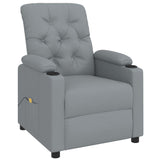 Fauteuil de massage Gris clair Tissu