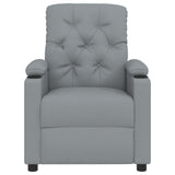 Fauteuil de massage Gris clair Tissu