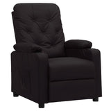 Fauteuil inclinable Noir Similicuir