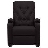 Fauteuil inclinable Noir Similicuir