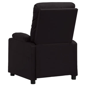 Fauteuil inclinable Noir Similicuir