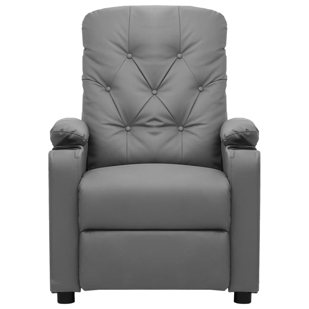 Fauteuil inclinable Gris Similicuir