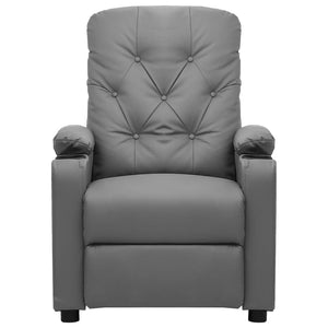 Fauteuil inclinable Gris Similicuir