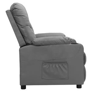Fauteuil inclinable Gris Similicuir