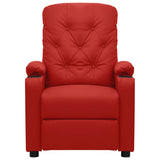 Fauteuil de massage Rouge bordeaux Similicuir