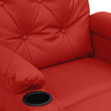 Fauteuil de massage Rouge bordeaux Similicuir