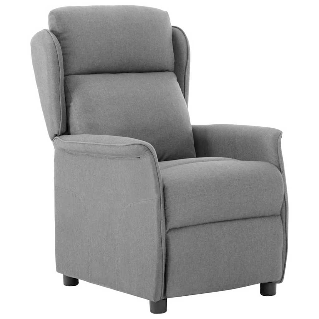 Fauteuil inclinable Gris clair 67.5 x 93.5 x 101.5 cm tissu