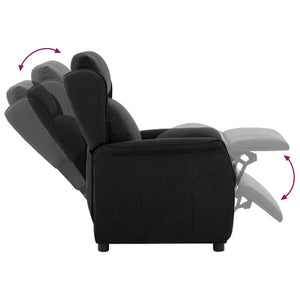 Fauteuil inclinable Noir 67.5 x 93.5 x 101.5 cm tissu