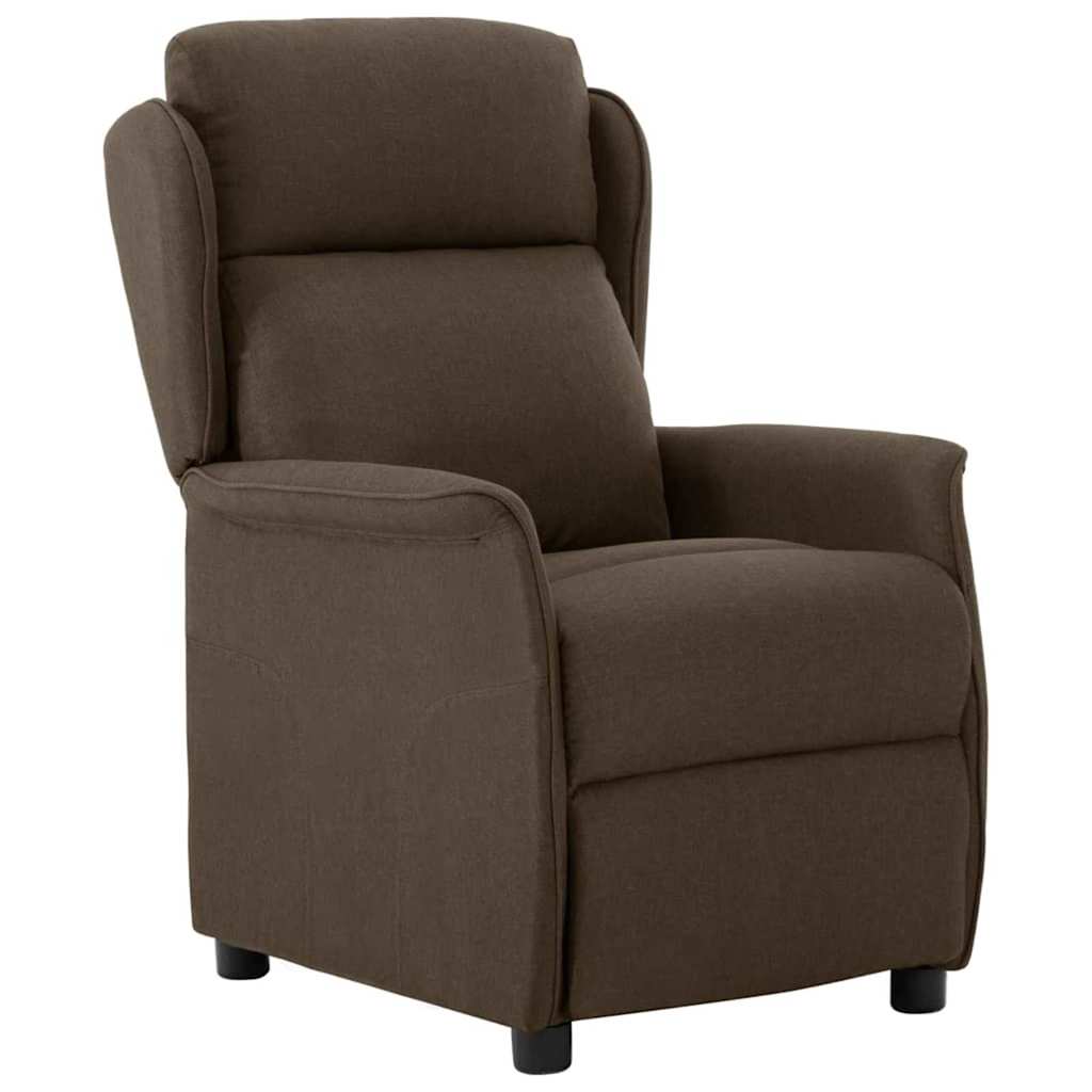 Fauteuil inclinable Marron 67.5 x 93.5 x 101.5 cm tissu