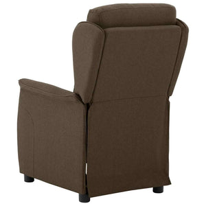 Fauteuil inclinable Marron 67.5 x 93.5 x 101.5 cm tissu