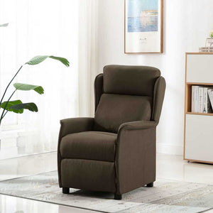 Fauteuil inclinable Marron 67.5 x 93.5 x 101.5 cm tissu
