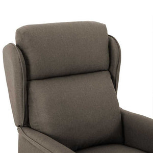 Fauteuil inclinable Taupe 67.5 x 93.5 x 101.5 cm tissu