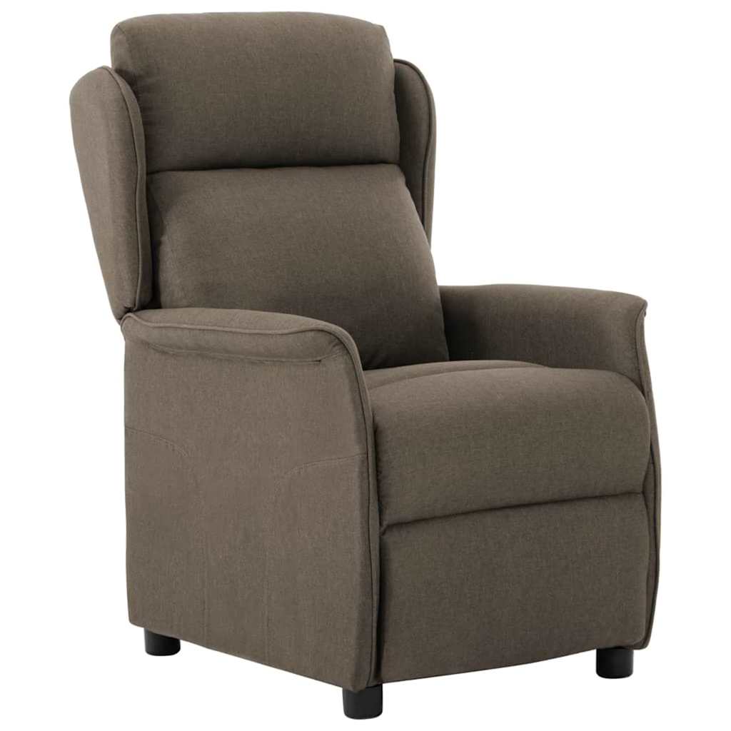 Fauteuil inclinable Taupe 67.5 x 93.5 x 101.5 cm tissu