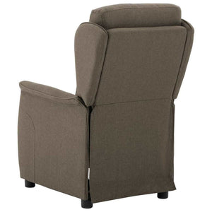 Fauteuil inclinable Taupe 67.5 x 93.5 x 101.5 cm tissu