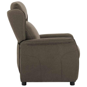 Fauteuil inclinable Taupe 67.5 x 93.5 x 101.5 cm tissu