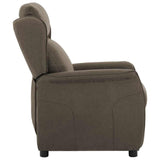 Fauteuil inclinable Taupe 67.5 x 93.5 x 101.5 cm tissu