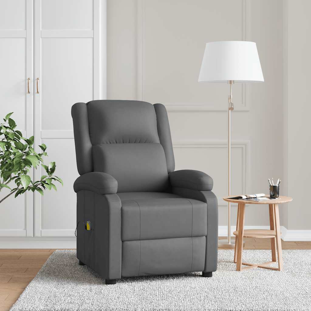 Fauteuil de massage Gris Similicuir