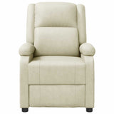 Fauteuil inclinable Blanc Similicuir