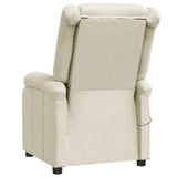 Fauteuil inclinable Blanc Similicuir