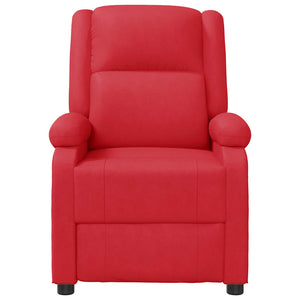 Fauteuil inclinable Rouge Similicuir