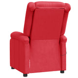 Fauteuil inclinable Rouge Similicuir