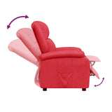 Fauteuil inclinable Rouge Similicuir