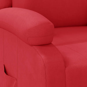 Fauteuil inclinable Rouge Similicuir