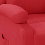 Fauteuil inclinable Rouge Similicuir