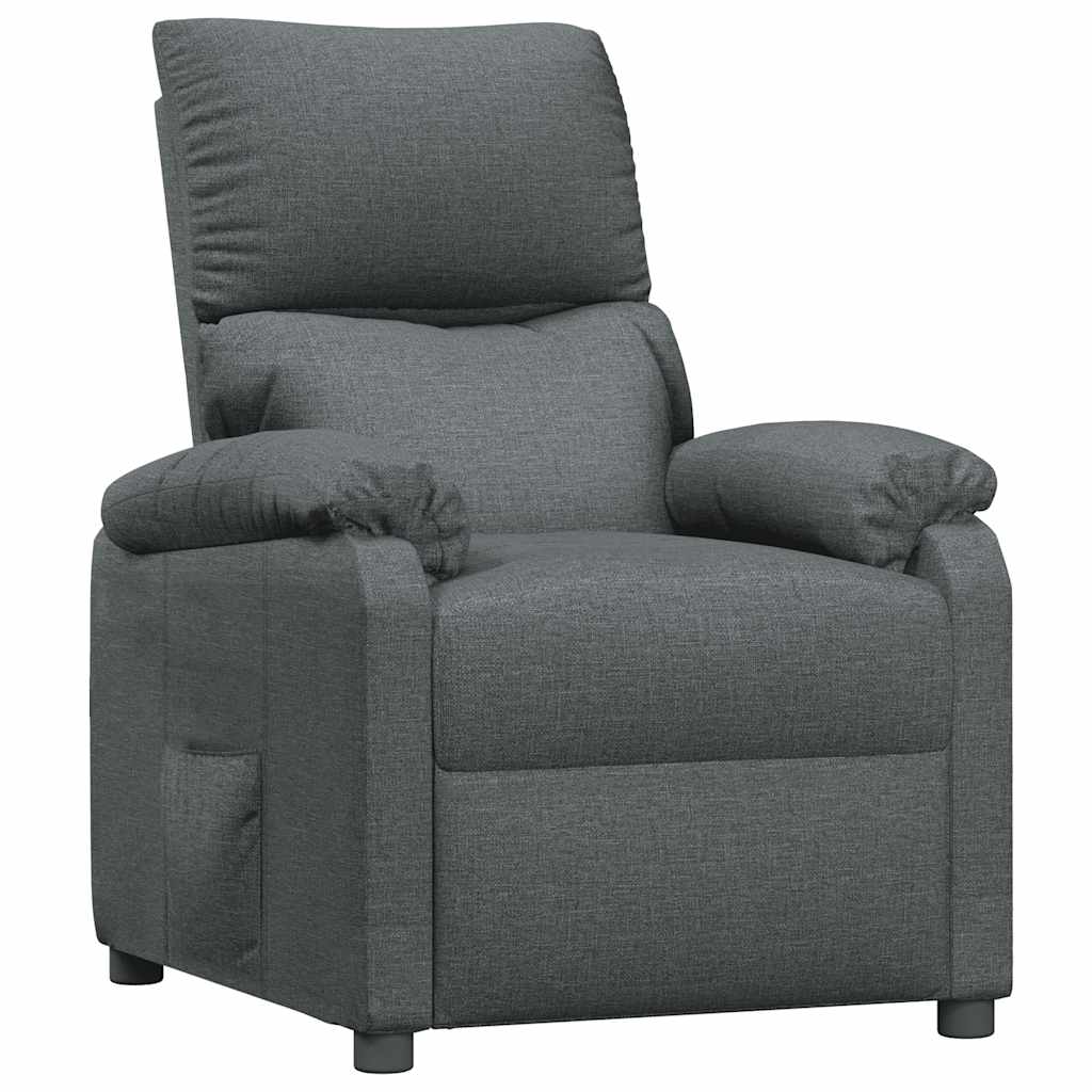 Fauteuil inclinable Gris foncé Tissu