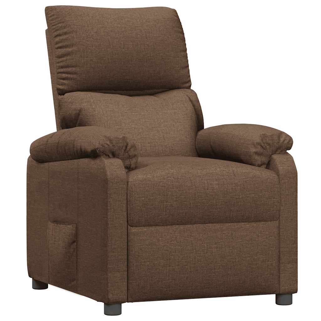 Fauteuil inclinable Marron Tissu