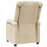 Fauteuil inclinable Crème Tissu