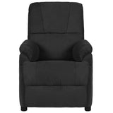 Fauteuil de massage noir tissu microfibre