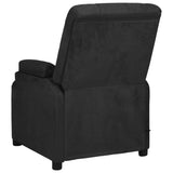 Fauteuil de massage noir tissu microfibre