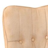 Chaise à oreilles Crème Toile