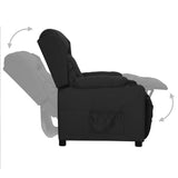 Fauteuil Noir Tissu