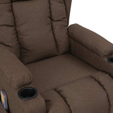 Fauteuil de massage Taupe Tissu