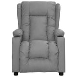 Fauteuil Gris Similicuir