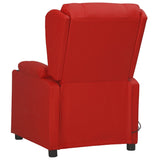 Fauteuil de massage Rouge bordeaux Similicuir