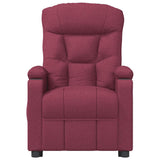 Fauteuil de massage Rouge bordeaux Tissu