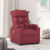 Fauteuil de massage Rouge bordeaux Tissu