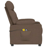 Fauteuil de massage Marron Tissu