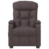 Fauteuil de massage Marron foncé Tissu