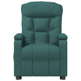 Fauteuil de massage Vert foncé Tissu