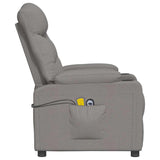 Fauteuil de massage Taupe Tissu
